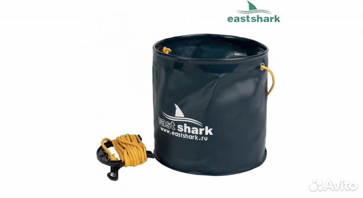 Ведро для замеса прикормки круглое синее D 18