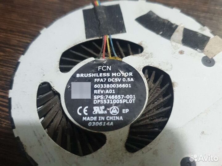 Система охлаждения для ноутбука HP 350 G1 б/у