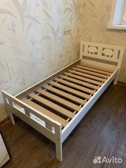 Кровать sultan lade lkea с матрасом