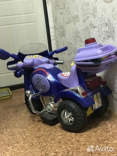 Детский мотоцикл на аккумуляторе бу