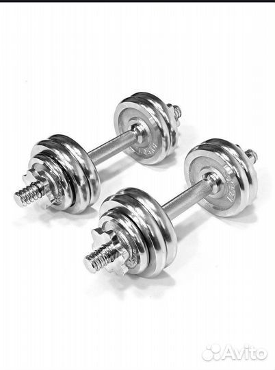 Набор гантелей в кейсе 15 кг