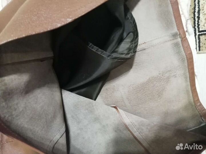 Юбка из натуральной кожи