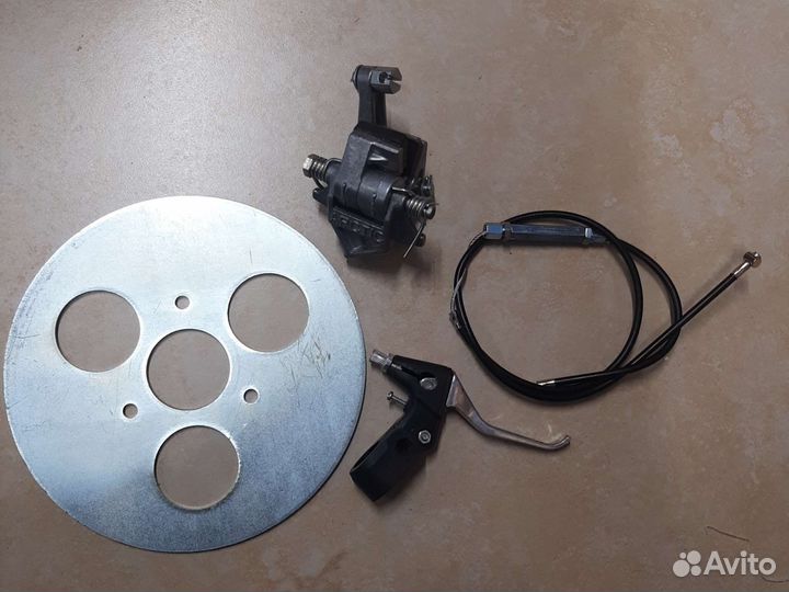 Тормоз для мотобуксировщика