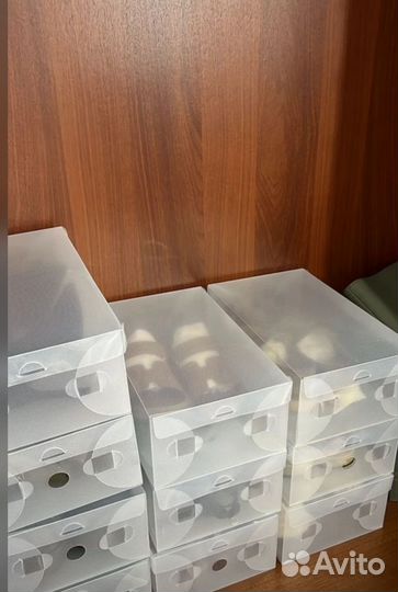 Контейнер для хранение обуви 10шт