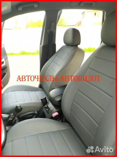 Чехлы Автопилот Opel Antara из экокожи серые Класс