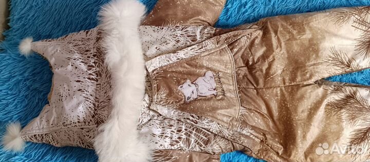 Зимний комбинезон для девочки 80 86