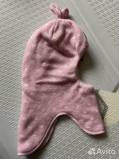 Шапка шлем для девочки 50 52