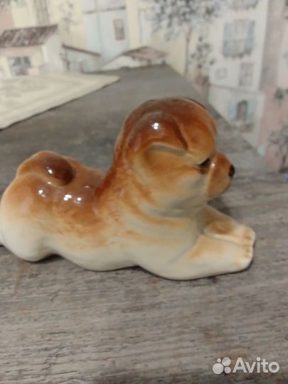 Статуэтка фарфор Песик