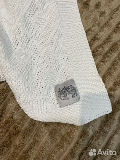 Детское одеяло вязаное