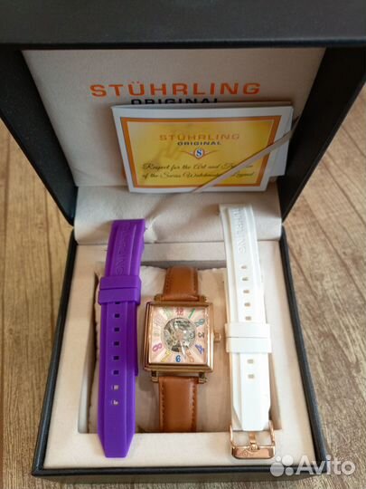 Ремешок для женских часов Stuhrling, цена за 2