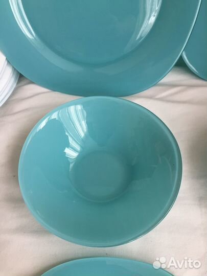 Набор Тарелок Аквамарин на2персоны 6шт Франция