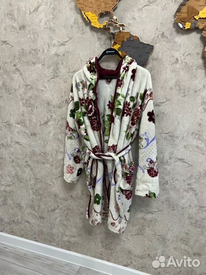 Халат махровый женский
