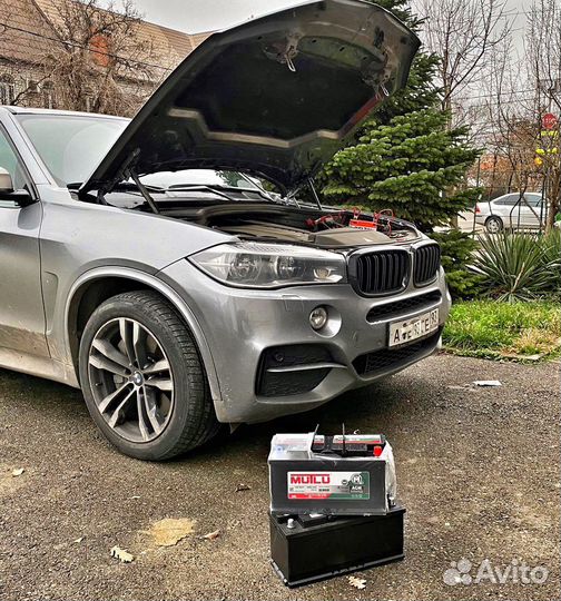 Аккумулятор 95ah AGM на BMW X5 F15