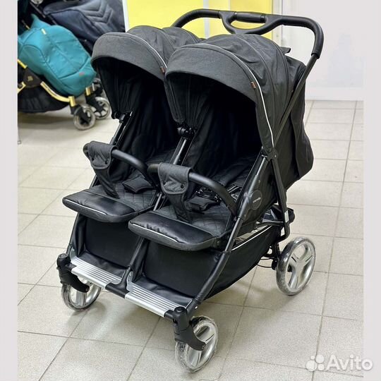 Коляска для двойни (двух детей) Connect 2 в 1
