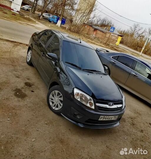 Губа на бампер granta volta