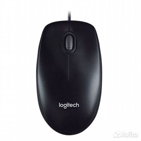 Мышь проводная Logitech M100r Dark Grey 910-00500