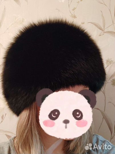 Шапка женская из песца