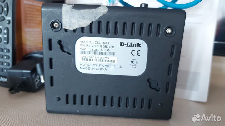 Маршрутизатор D-Link DSL-2500U