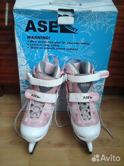 Коньки раздвижные в идеале 30-33 р