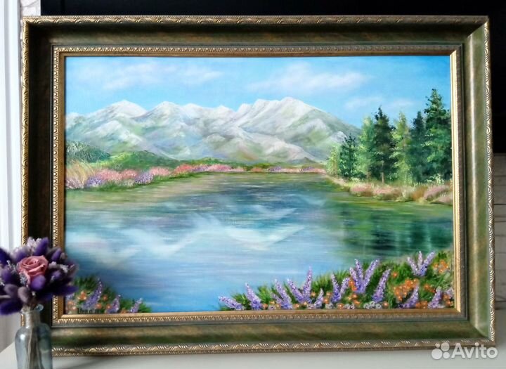 Картина маслом на холсте пейзаж