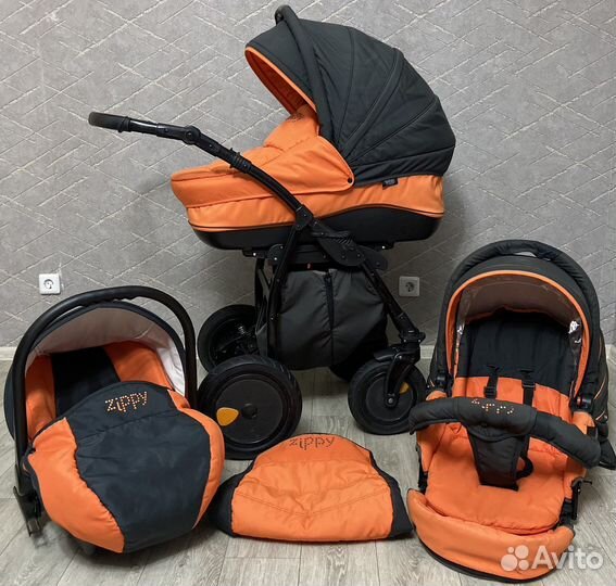 Коляска tutis zippy 3 в 1 (доставка )