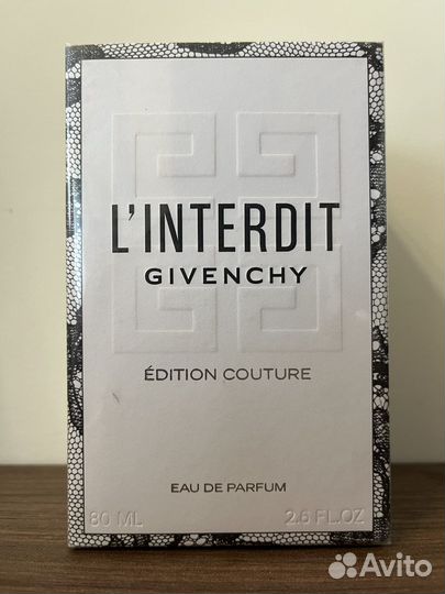 Духи Givenchy l'interdit 80 мл