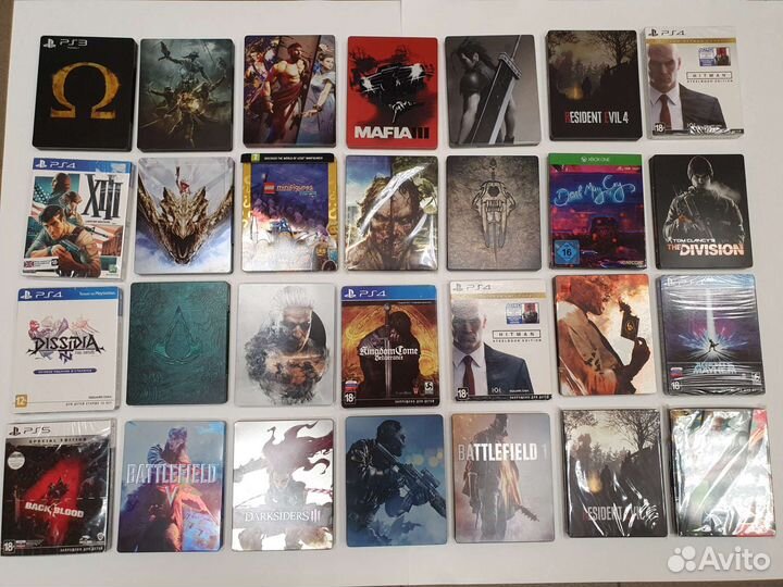 Steelbook стилбуки G2 ps4 ps5 xbox