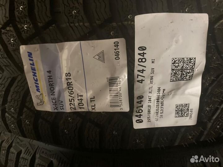 Michelin X-Ice North 4 SUV 225/60 R18 104T