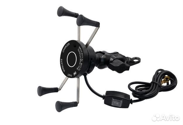 Держатель для телефона Х Grip с зарядкой на мото