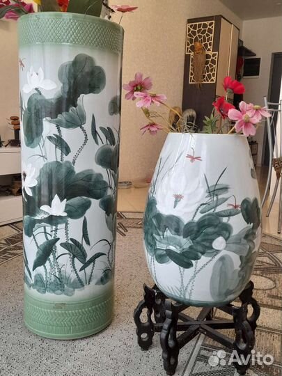 Вазы напольные керамические 