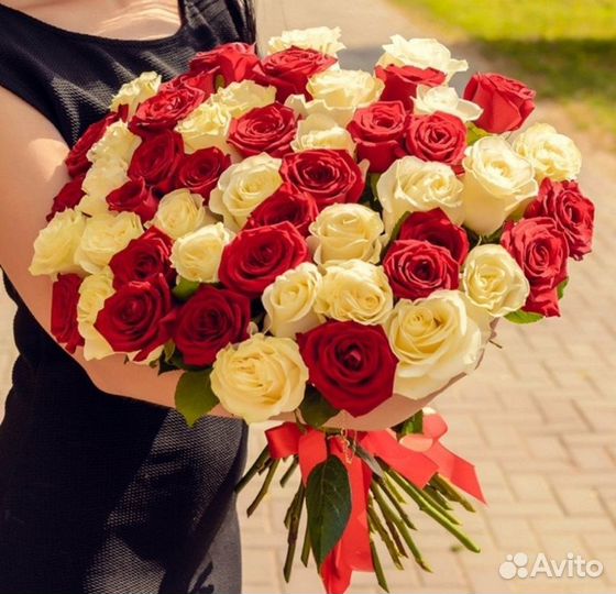 Роза 45 штук с доставкой