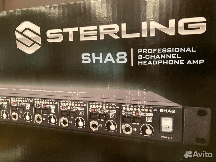 Sterling SHA 8 усилитель для наушников 8 каналов