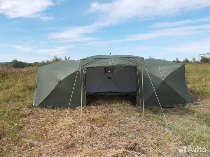 Палатка Куб 2,20-3К,3-сл+отст Уралзонт