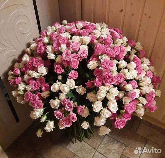 Цветы розы букет