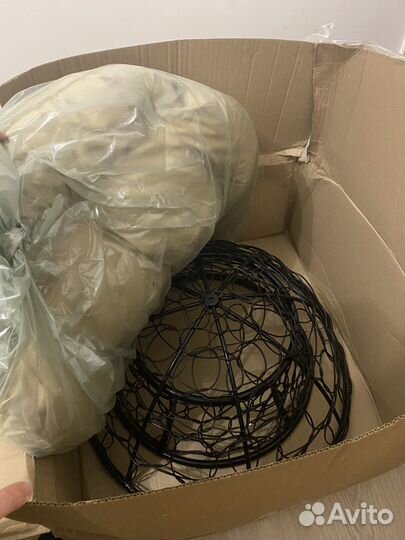 Уличное кресло с ротангом новое