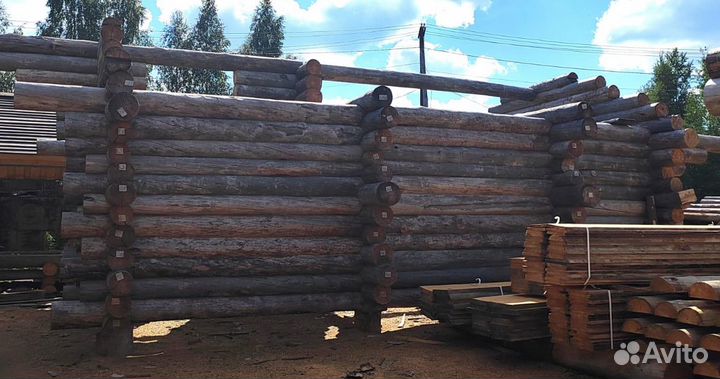 Готовый сруб бани из кело