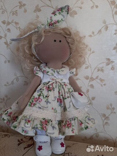 Кукла текстильная интерьерная,игровая 30см
