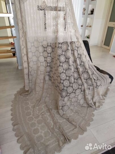 Покрывало вязаное Винтаж