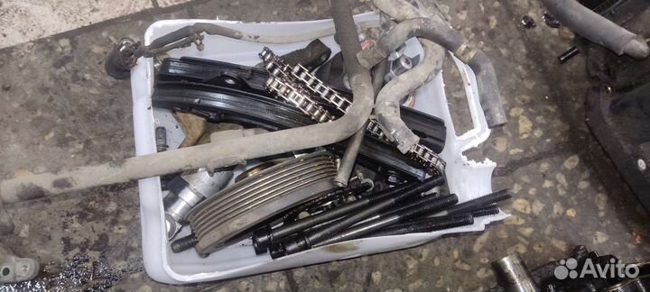 Двигатель 1zz в разборе