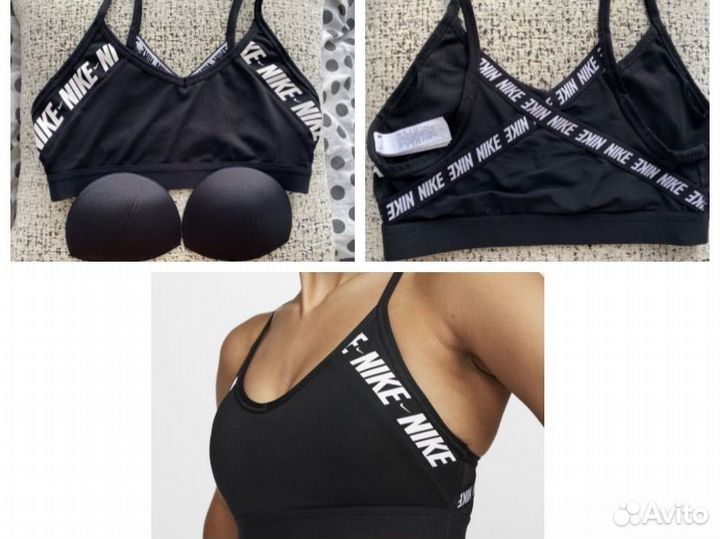 Топ бра бюст женский nike indy logo BRA