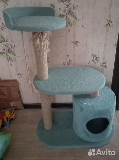 Когтетка с лежанкой