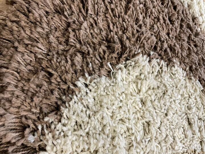 Ковер овальный с длинным ворсом