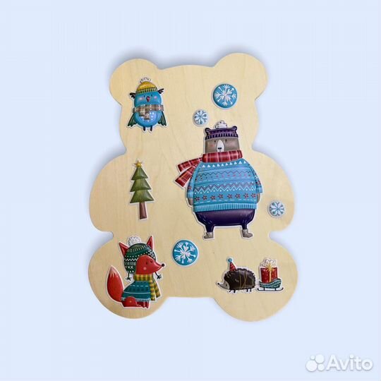 Бизиборд новый Мишка