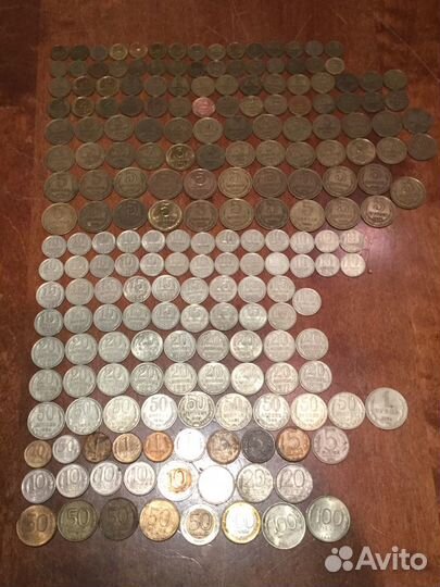 Набор монет 1961-1993 годов, Все разные, 206 монет