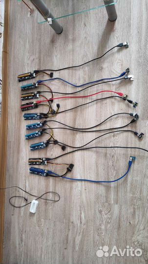 Райзер pci-e разные (комплект 10шт)