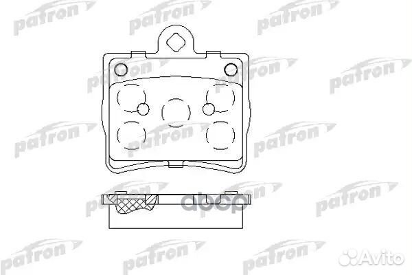 Колодки тормозные дисковые задн mercedes-benz: