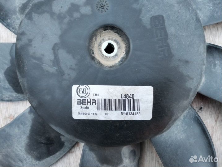 Peugeot Boxer с 2006г. - Лопасти вентилятора Б/У