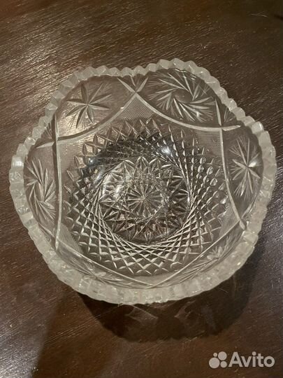 Салатники, конфетницы хрустальные
