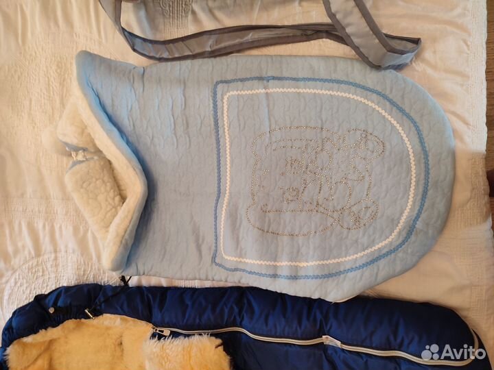 Зимний конверт в коляску