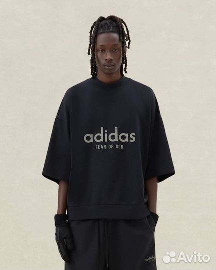 Футболка Fear Of God x Adidas (Oversize)